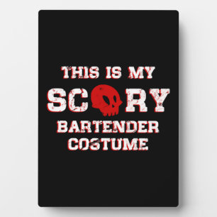 Barkeeper Halloween Fotoplatte