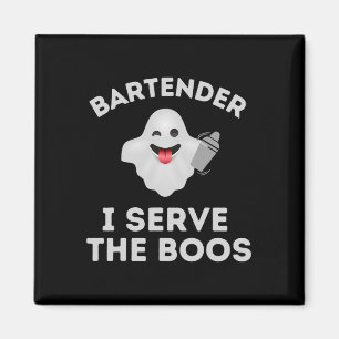 Barkeeper Halloween Shirt Barkeeper Ghost I Serve Magnet