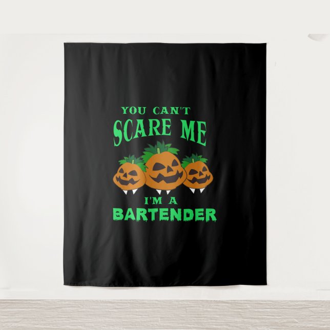 Barkeeper Halloween Wandteppich (Vorderseite)