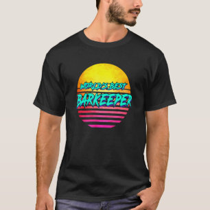 Barkeeper-Idee für Barkeeper im Stil der 1980er Ja T-Shirt