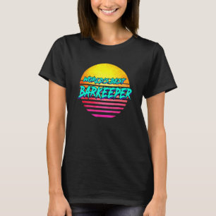 Barkeeper-Idee für Barkeeper im Stil der 1980er Ja T-Shirt