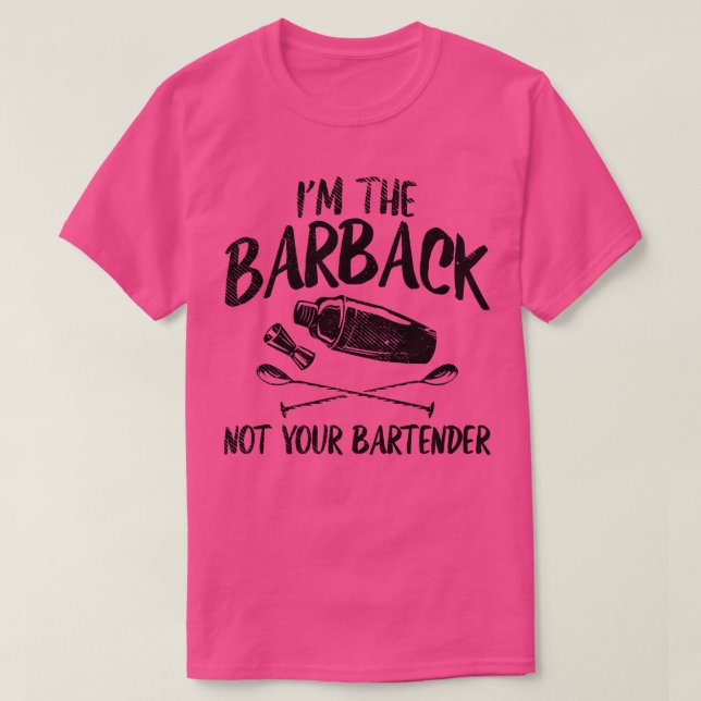 Barkeeper im Barback 1 T-Shirt (Design vorne)