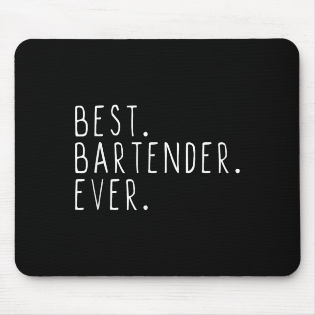 Barkeeper immer Cool Funny Bartending Geschenk Chr Mousepad (Vorne)