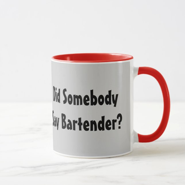 Barkeeper Kaffeezubereitung Tasse (Rechts)