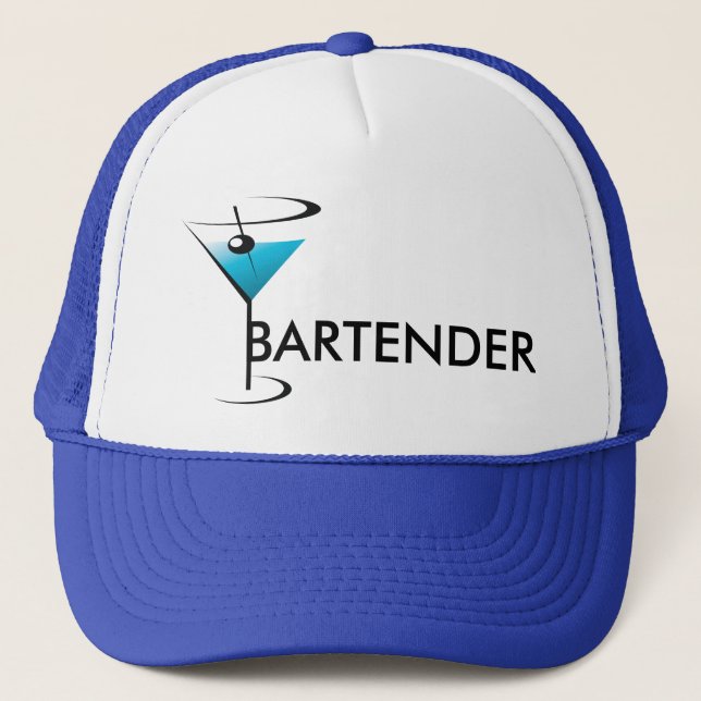 Barkeeper-Kappen Truckerkappe (Vorderseite)