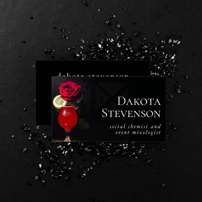 Barkeeper | Minimaler Event- oder Party-Gesellscha Visitenkarte (Von Creator hochgeladen)