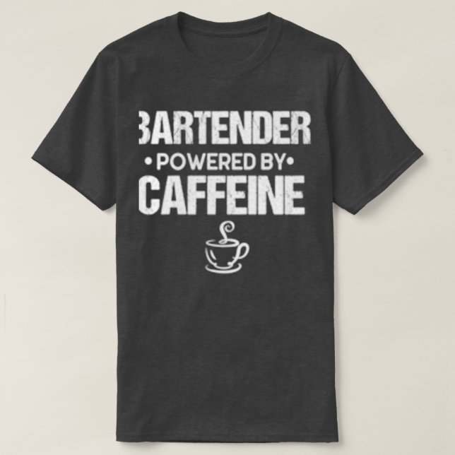 BARKEEPER mit Koffein T-Shirt (Design vorne)