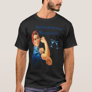 Barkeeper Mitarbeiter Bestes Team Funny Woman T Mi T-Shirt