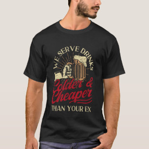 Barkeeper Mixologe Bier Wir servieren Getränke käl T-Shirt