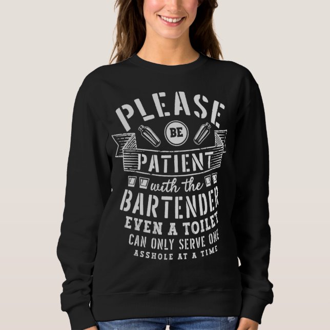 Barkeeper Mixologe Cocktail Bartending Barman Ba Sweatshirt (Vorderseite)