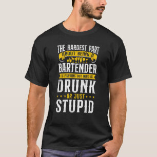 Barkeeper Mixologe die schwierigste Rolle dabei zu T-Shirt