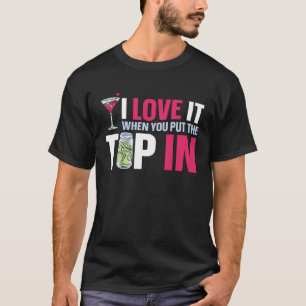 Barkeeper Mixologe Ich Liebe Es Wenn Du Das Trinkg T-Shirt