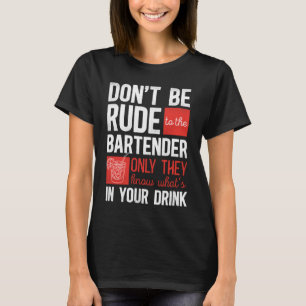 Barkeeper-Mixologe sind nicht an den Verschluss ge T-Shirt