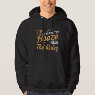 Barkeeper Mixologin Sie Die Den Alkohol Hat Macht Hoodie
