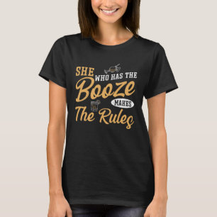 Barkeeper Mixologin Sie Die Den Alkohol Hat Macht  T-Shirt