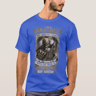 Barkeeper Narben erzählen T-Shirt