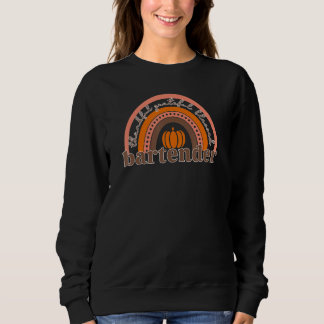 Barkeeper Niedlich Rainbow Pumpkin Dankbarkeit B Sweatshirt