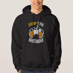 Barkeeper Niedliche Gestaltung für Mixologen Bar D Hoodie