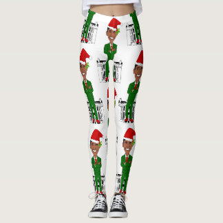Barkeeper obama santa clus Leggings