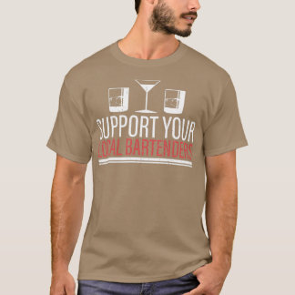 Barkeeper Party Cocktail Shaker Pub 5 T-Shirt