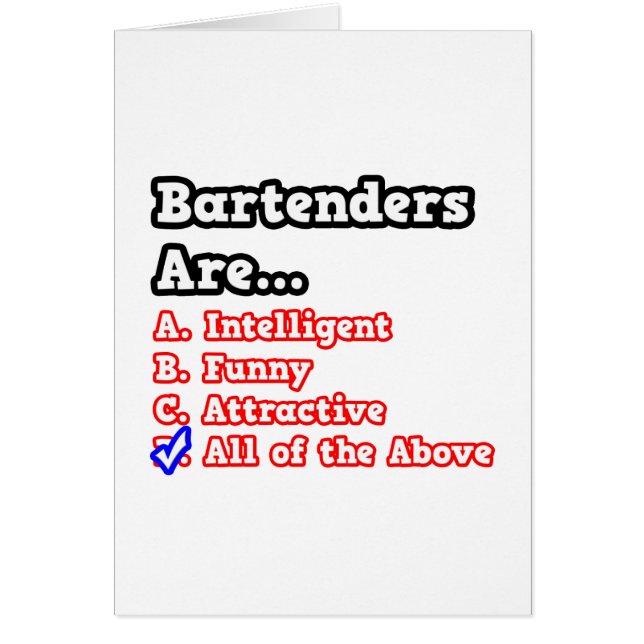 Barkeeper Quiz...Joke (Vorne)