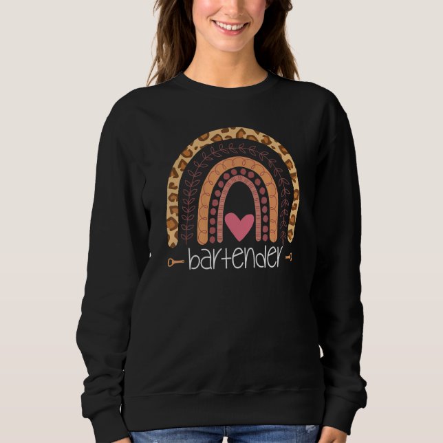 Barkeeper Rainbow Boho Sweatshirt (Vorderseite)