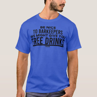 Barkeeper Shaker Cocktail Party Diskothek 5 T-Shirt