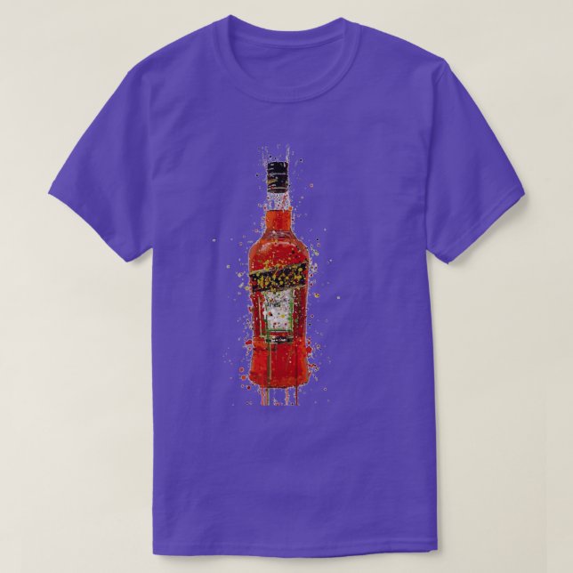 Barkeeper Shirt Spritzer Bar Art Aperol Flasche (Design vorne)