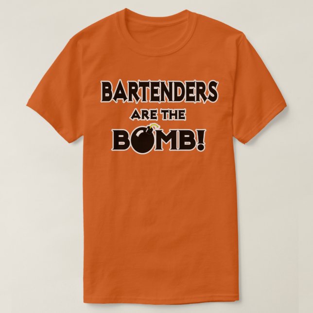 Barkeeper sind die Bombe T-Shirt (Design vorne)