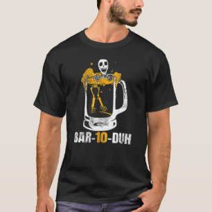 Barkeeper Skeleton Mixologe Bartending Bar 10 D T-Shirt