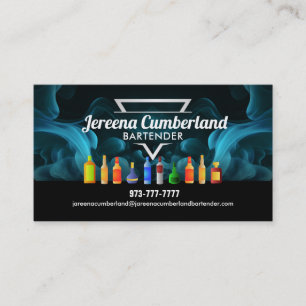 Barkeeper Slogans Business Cards Visitenkarte