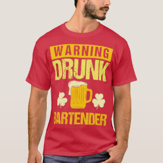 Barkeeper St Patricks Day 2019 Funny Slogan Novelt T-Shirt