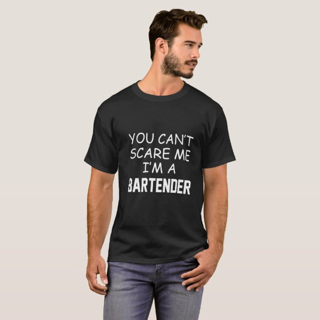 Barkeeper-T-Shirts T-Shirt (Vorne ganz)