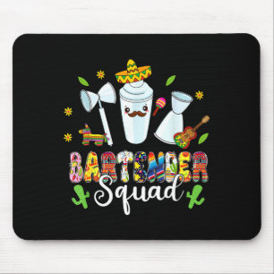Barkeeper-Team lässt Fiesta Cinco De Mayo Mexikani Mousepad