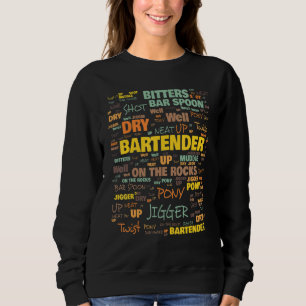 Barkeeper Terminologie häufig verwendete Begriffe Sweatshirt