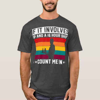 Barkeeper Tip Serve Kellnerin T-Shirt