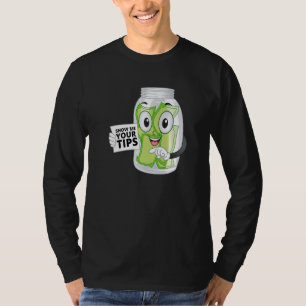 Barkeeper und Barkeeperin Zeigen Sie mir Ihre Tipp T-Shirt