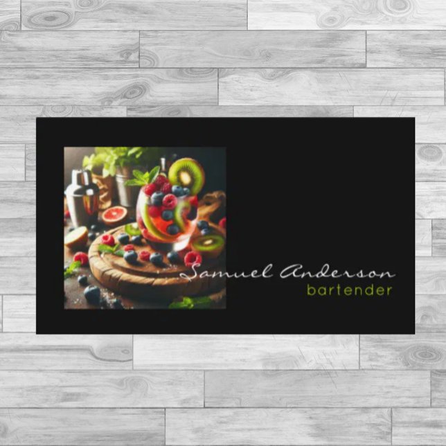 Barkeeper-Visitenkarten Visitenkarte (Von Creator hochgeladen)