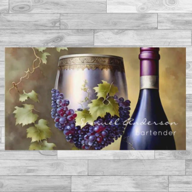 Barkeeper-Visitenkarten Visitenkarte (Von Creator hochgeladen)