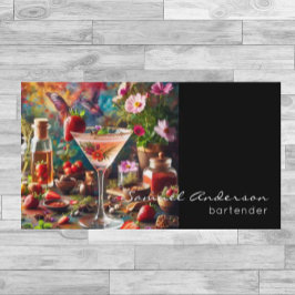 Barkeeper-Visitenkarten Visitenkarte