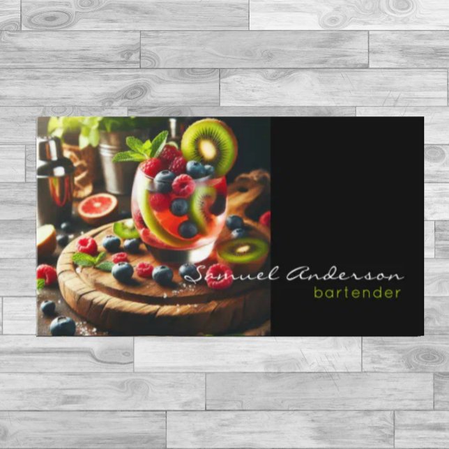 Barkeeper-Visitenkarten Visitenkarte (Von Creator hochgeladen)