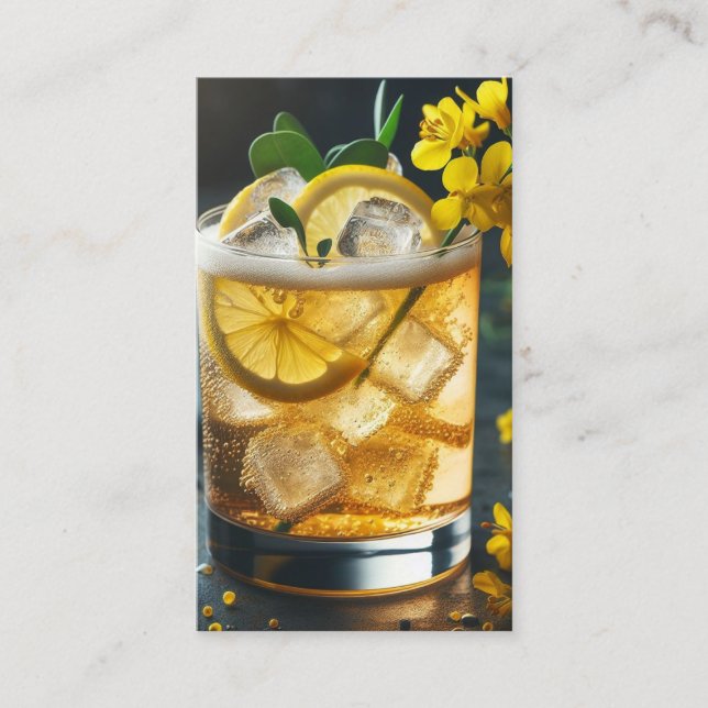 Barkeeper-Visitenkarten Visitenkarte (Vorderseite)