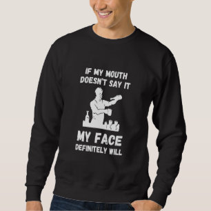 Barkeeper Wenn mein Mund nicht Barmitarbeiter Mixo Sweatshirt