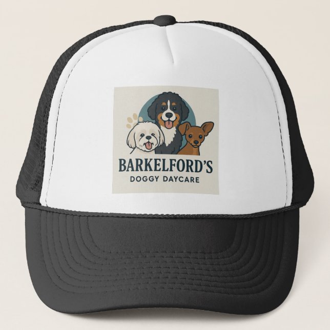 Barkelford's Doggy Daycare Trucker Hat  Truckerkappe (Vorderseite)