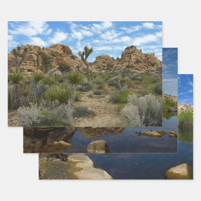 Barker Dam Loop Wandern im Joshua Tree Nationalpar Geschenkpapier Set (Set)