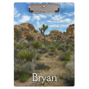 Barker Dam Loop Wandern im Joshua Tree Nationalpar Klemmbrett