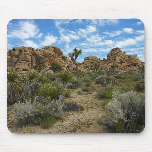 Barker Dam Loop Wandern im Joshua Tree Nationalpar Mousepad (Vorne)