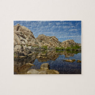 Barker Dam Spiegelung bei Joshua Tree I Puzzle