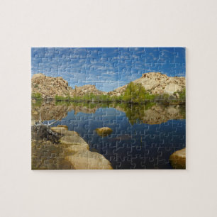 Barker Dam Spiegelung bei Joshua Tree II Puzzle