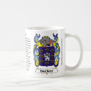 Barker-Familien-Wappen Tasse